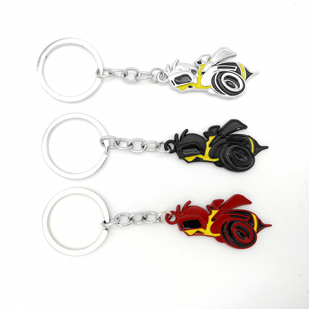 Metal Dodge Challenger Super Bee Car Keychain Keyring Keyfob Netby
