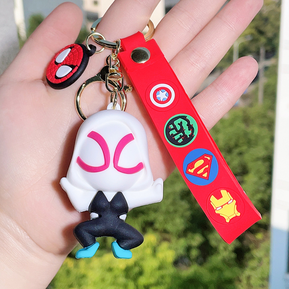 Movie Avengers Spiderman Keychain Keyring Netby