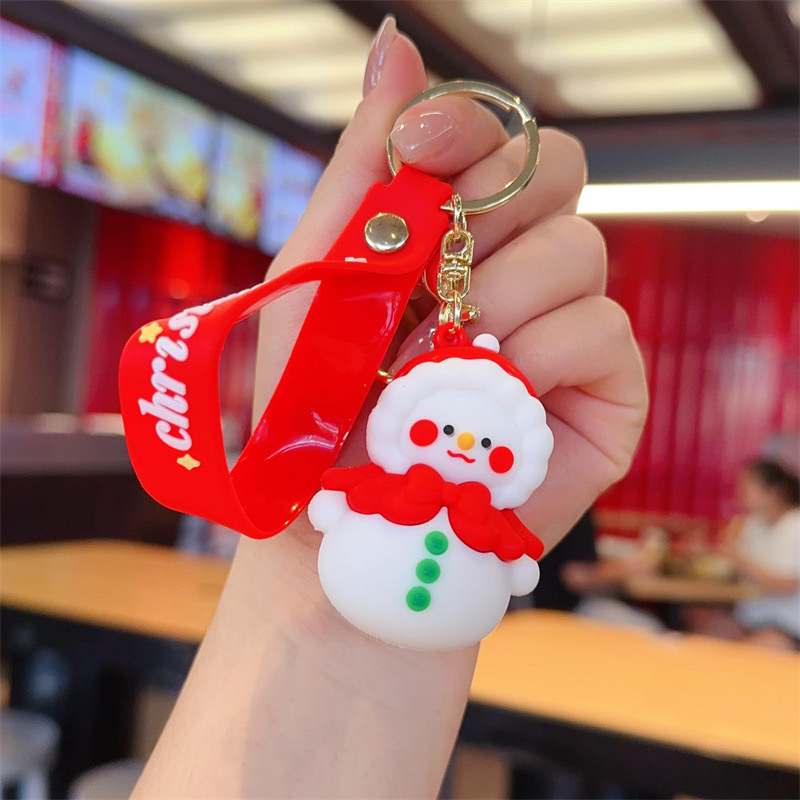  Festival Christmas Tree Snowman Reindeer Keychain Keyring Netby