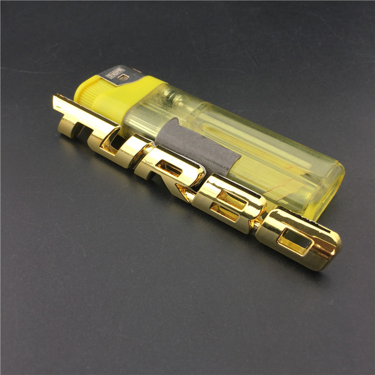 Metal TURBO Car Sticker Netby