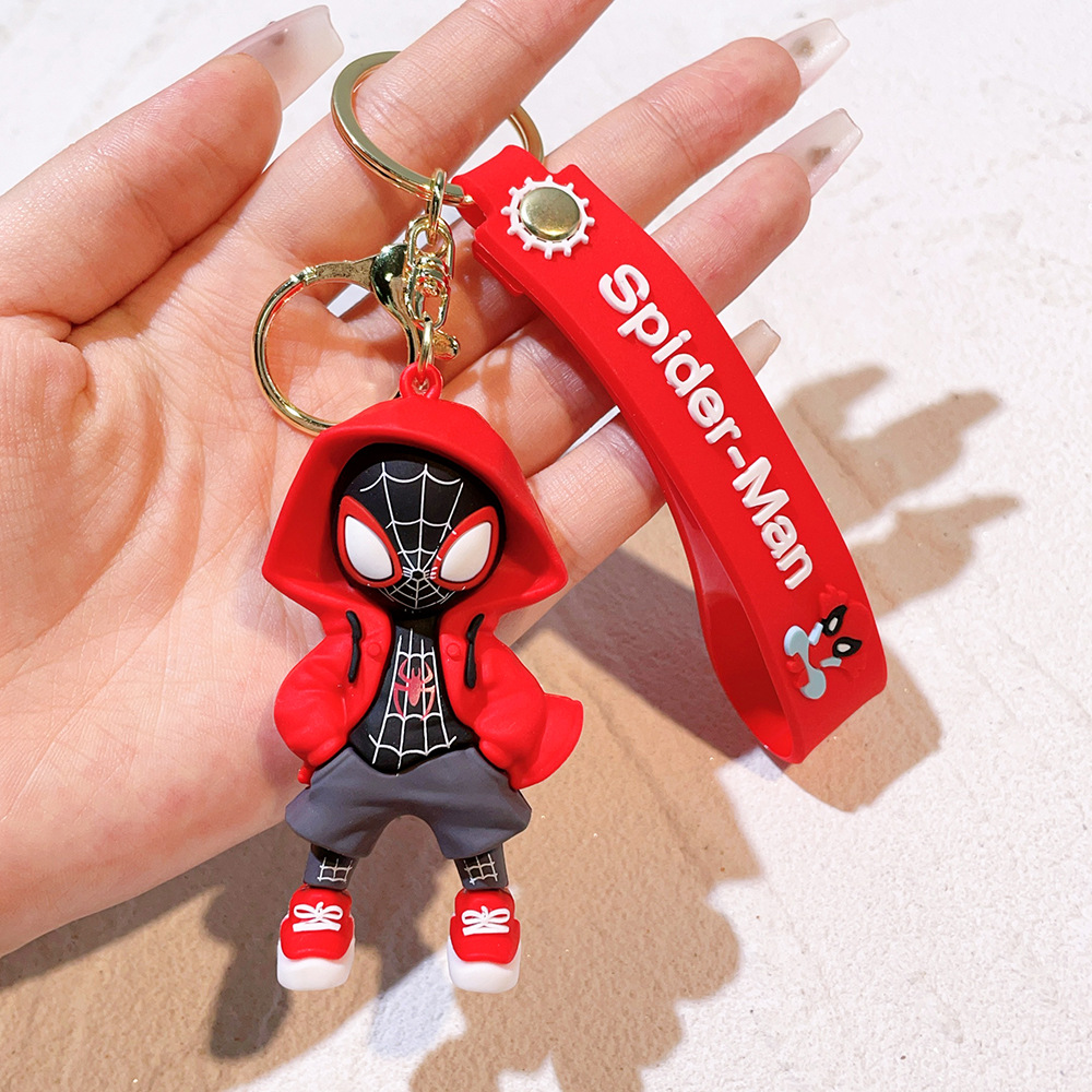 Hoodie Movie Avengers Spiderman Keychain Keyring Netby