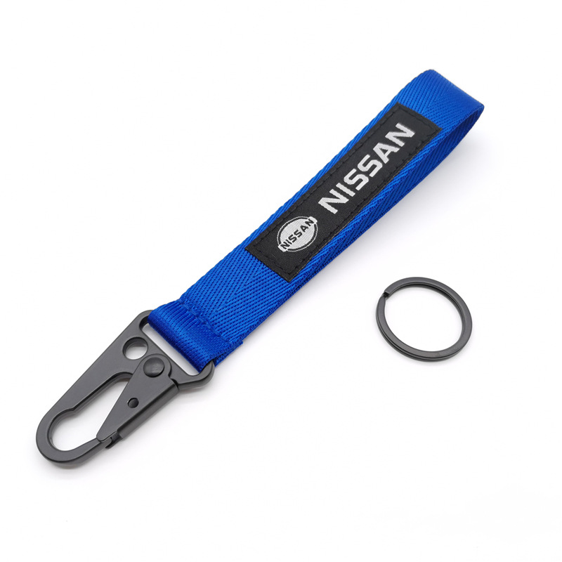 Car Logo Emblem Wrist Strap Keychain Keyring Keyfob for Honda Toyota Nissan Mitsubishi Netby