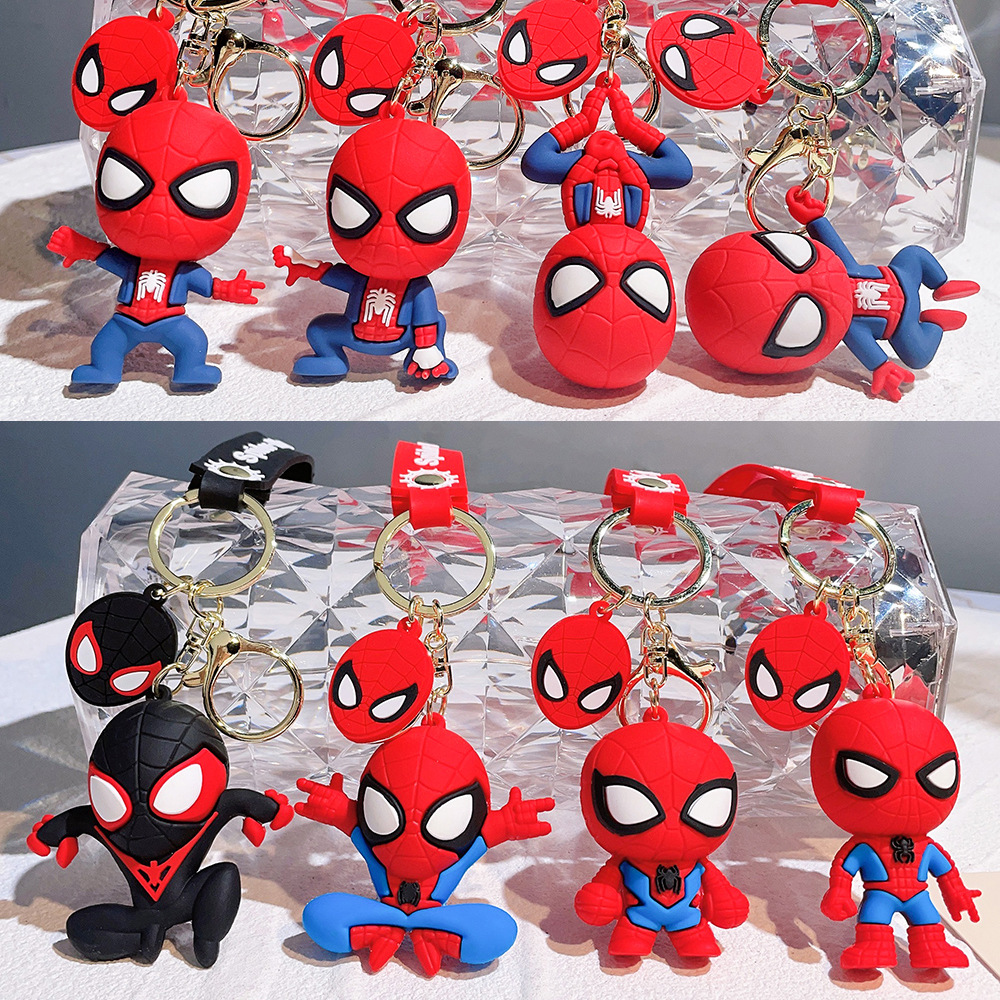 Movie Avengers Spiderman Keychain Keyring Netby
