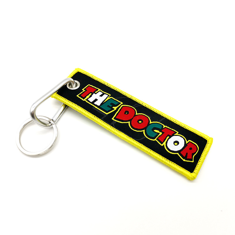 Motorbike Logo Emblem Badge Cloth Keyring Keychain Keyfob Netby