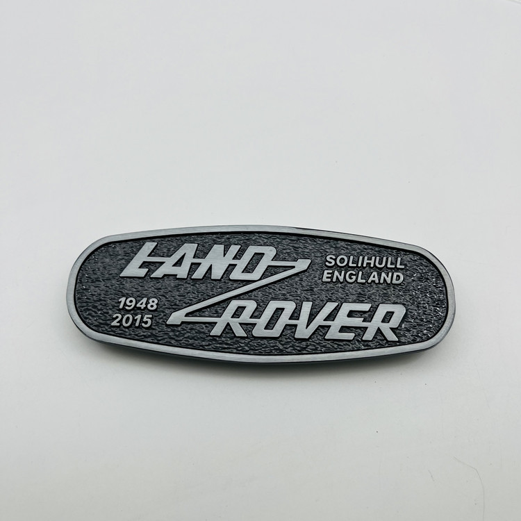 Metal Landrover Defender 1948 2015 SOLIHULL ENGLAND Car Body Styling Sticker Netby