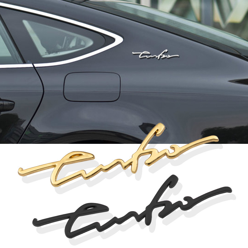 Metal Turbo Car Sticker Netby