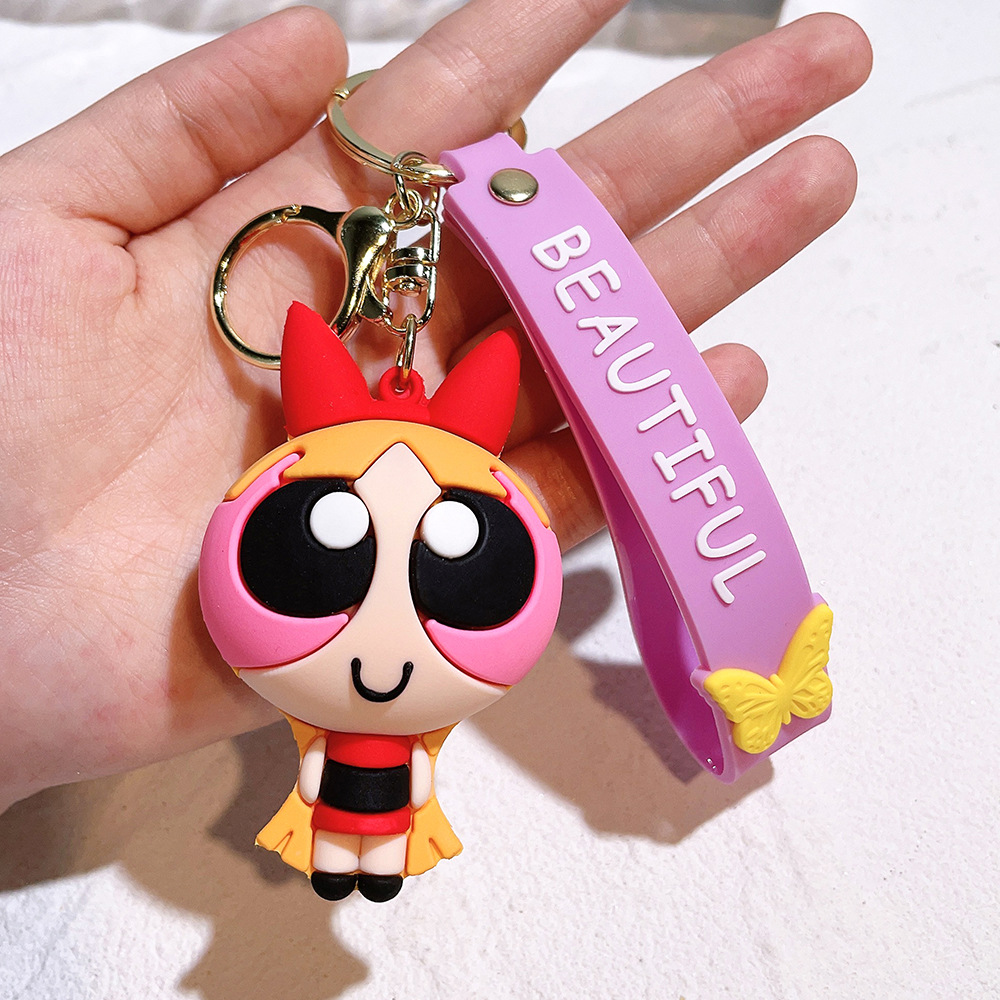 Animation The Powerpuff Girls Keychain Keyring Netby