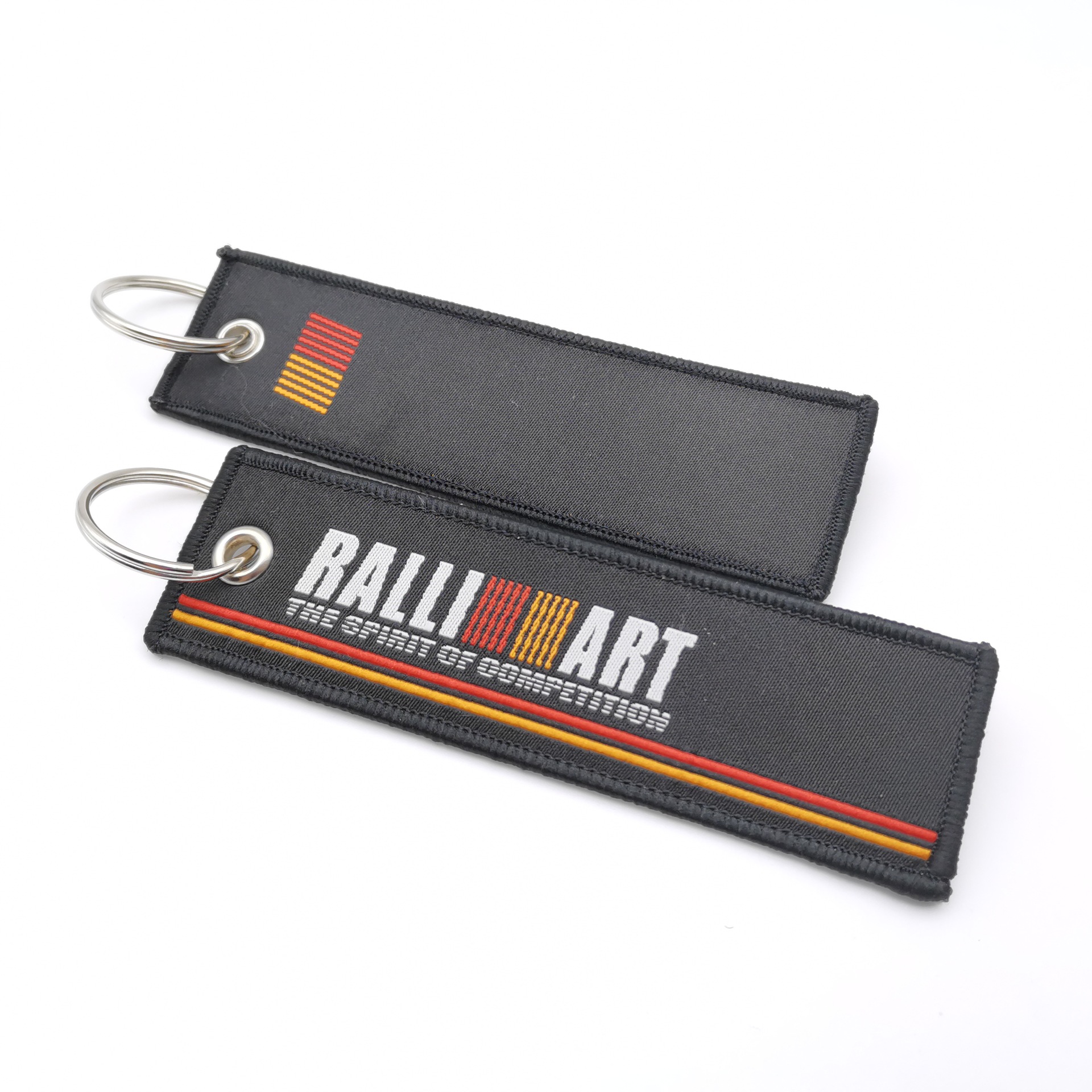 Car logo modified brand textile embroidery cloth key chain hanging TRD MUGEN