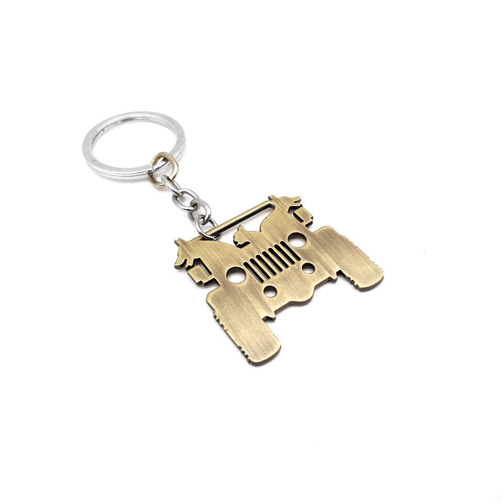 Metal Jeep Wrangler Car Keychain Keyring Keyfob Netby