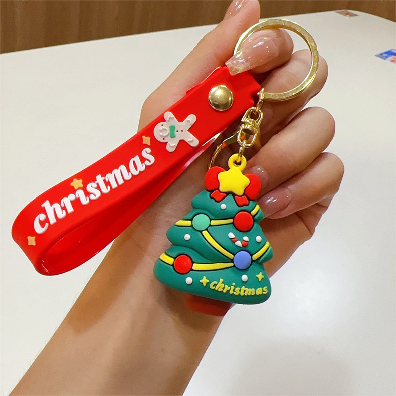  Festival Christmas Tree Snowman Reindeer Keychain Keyring Netby