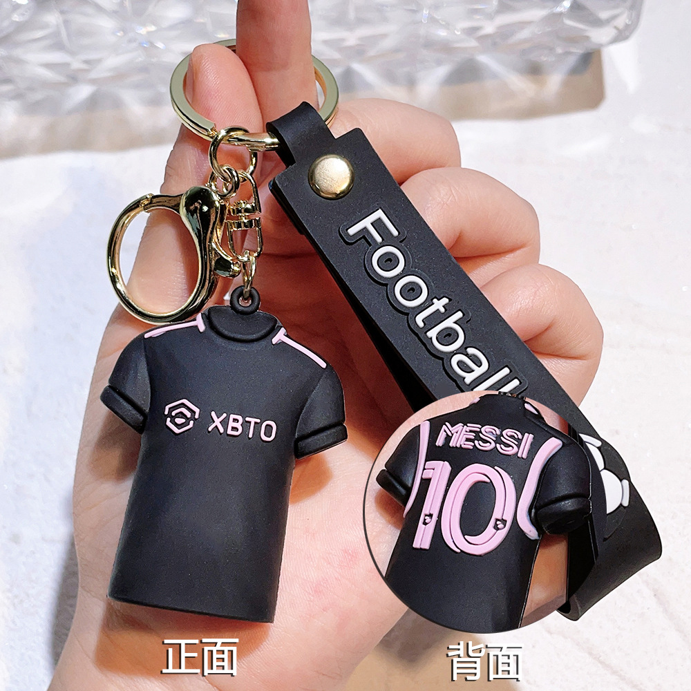 Sports Game Keychain Keyring for T-shirt Jersey of Soccer Football Star MBAPPE RONALDO NEYMAR JR DE BRUTNE MESSI Netby