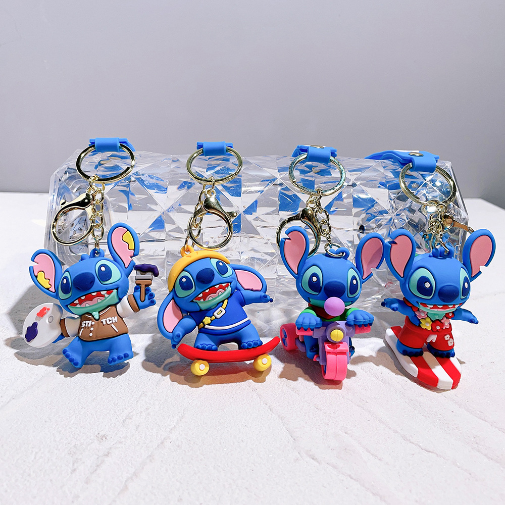 Animation Stitch Keychain Keyring Netby