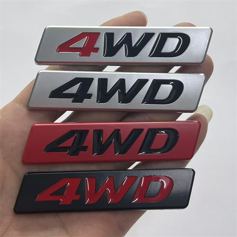 Metal 4WD Car Emblem Badge for Hyundai Netby
