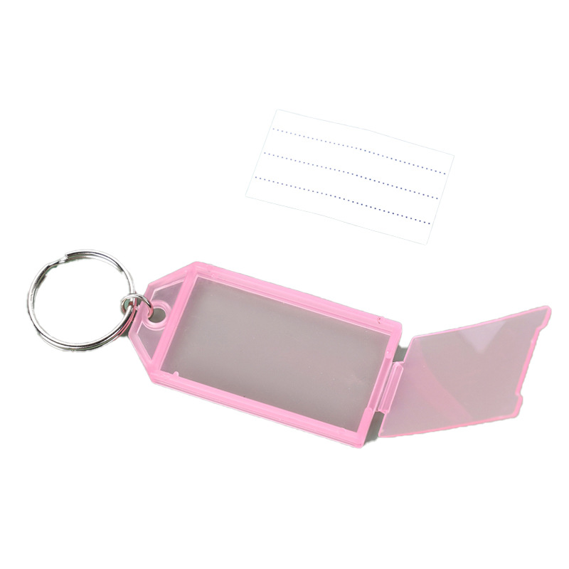 PP Plastic Keyring Tag Luggage Mark Holder Tools Netby