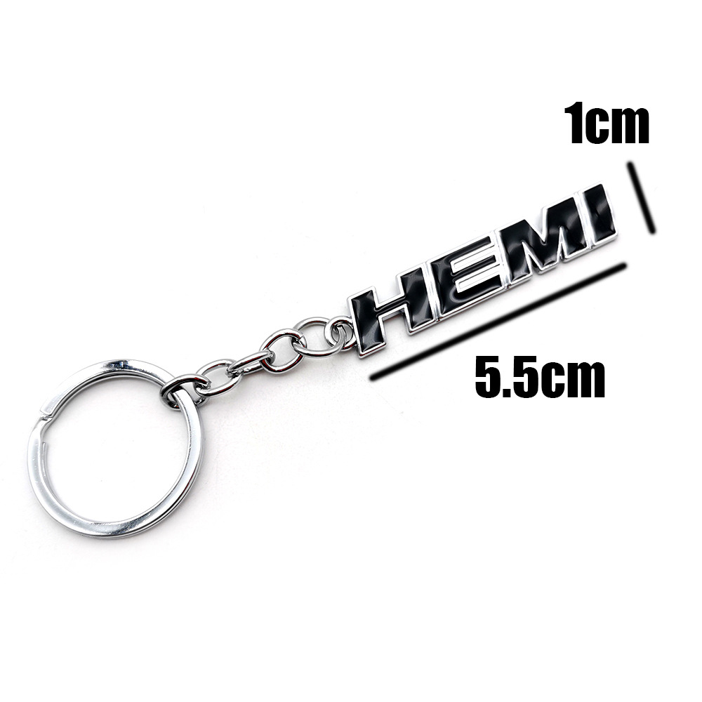 Metal HEMI Car Keyring Keychain Keyfob for Dodge Chrysler JEEP Netby
