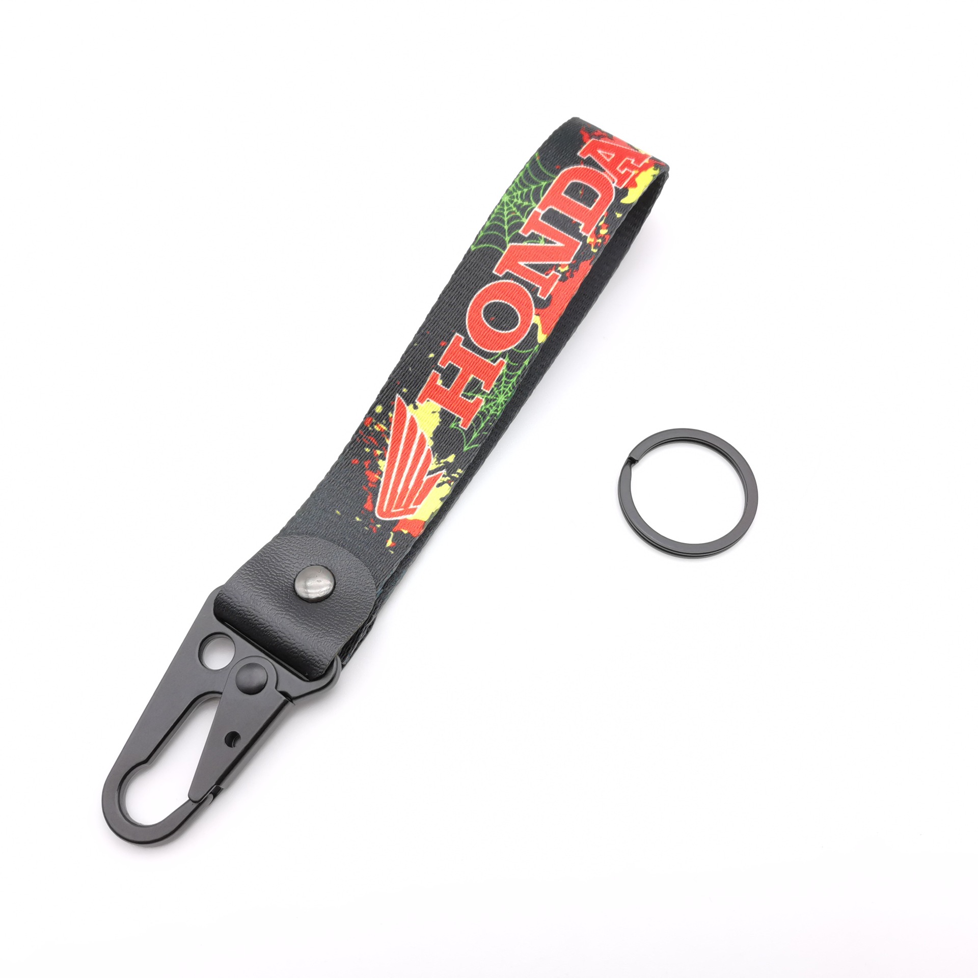 Motorbike Logo Emblem Bagde Eagle Buckle Wrist Strap Keychain Keyring Netby