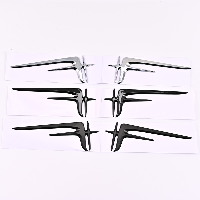 ABS Plastic Angel Wing Car Side Sticker for Mercedes Benz C E Netby