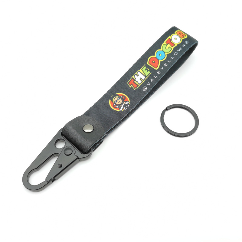 Motorbike Logo Emblem Bagde Eagle Buckle Wrist Strap Keychain Keyring Netby