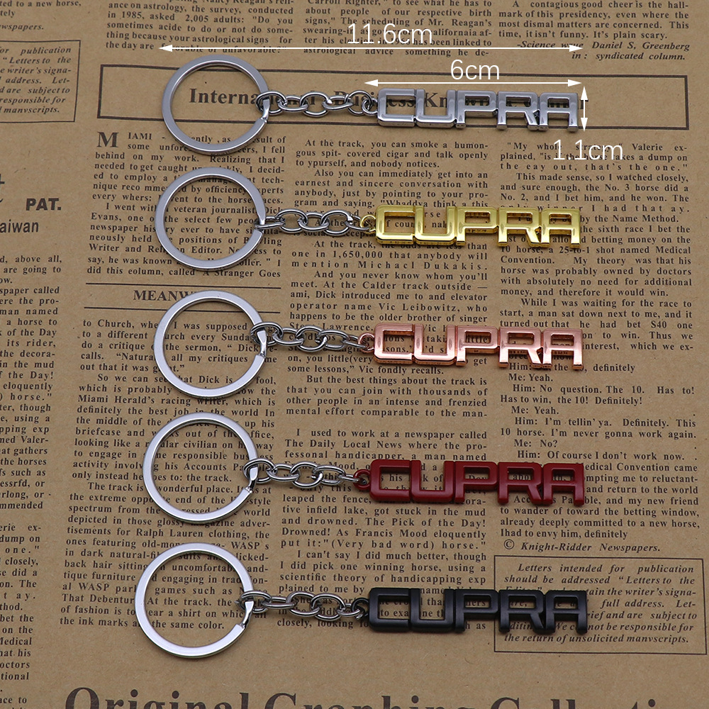 Metal Car Logo Keychain Keyring for SEAT CUPRA Netby
