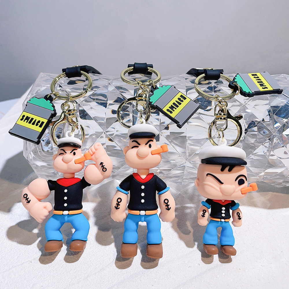 Animation Popeye the Sailor Keychain Keyring  Netby