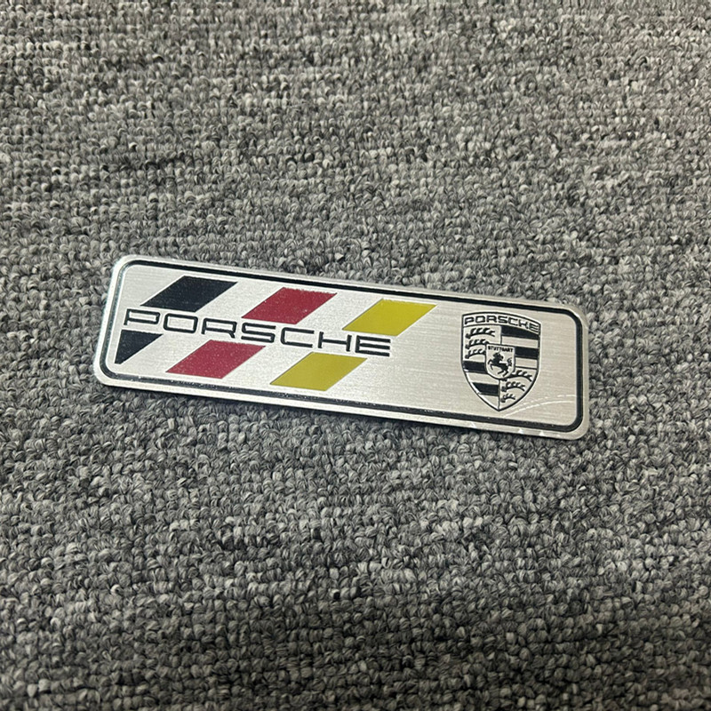 Alluminium Alloy Porsche Car Sticker Netby