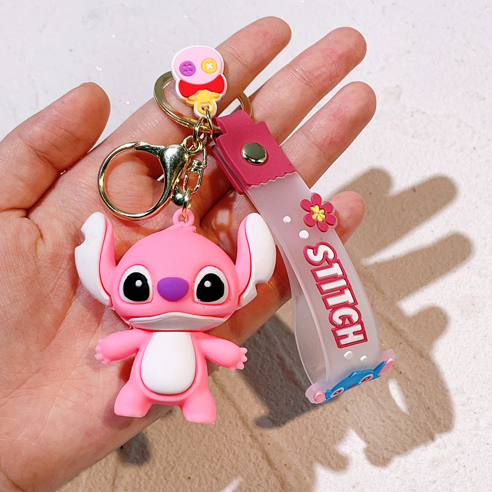 Rubber Stitch Animation Keychain Keyring Netby