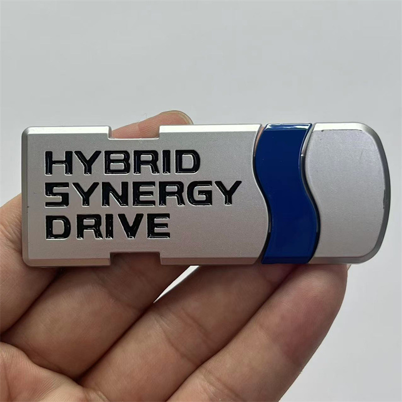 Metal HYBRID Synery Drive Car Emblem Badge for Toyota Camry Levin Fit Netby