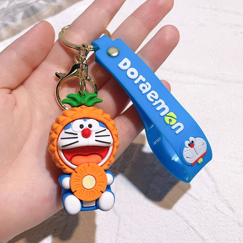 Animation Fruit Doraemon Keychain Keyring Netby