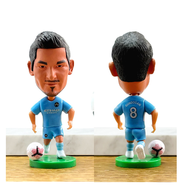 Messi Cristiano Ronaldo Football Star figurines De Bruyne Van Dijk Sterling Mora Neymar Ornament Netby