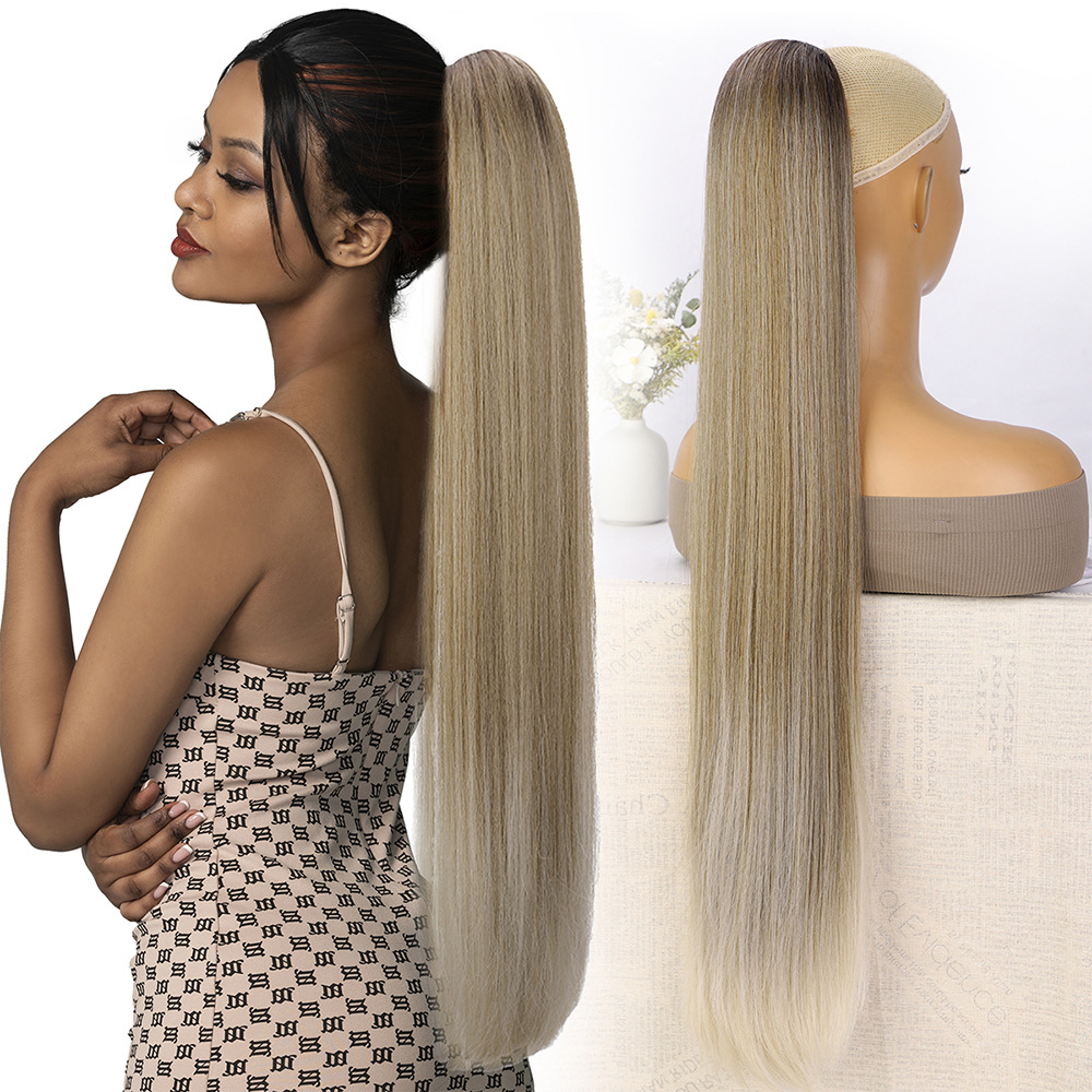 High Temperature Draw String Ponytail Straight Netby
