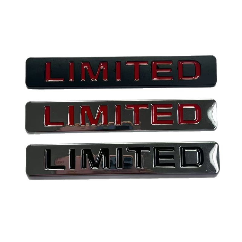 Metal LIMITED Limited Letter Car Sticker Netby