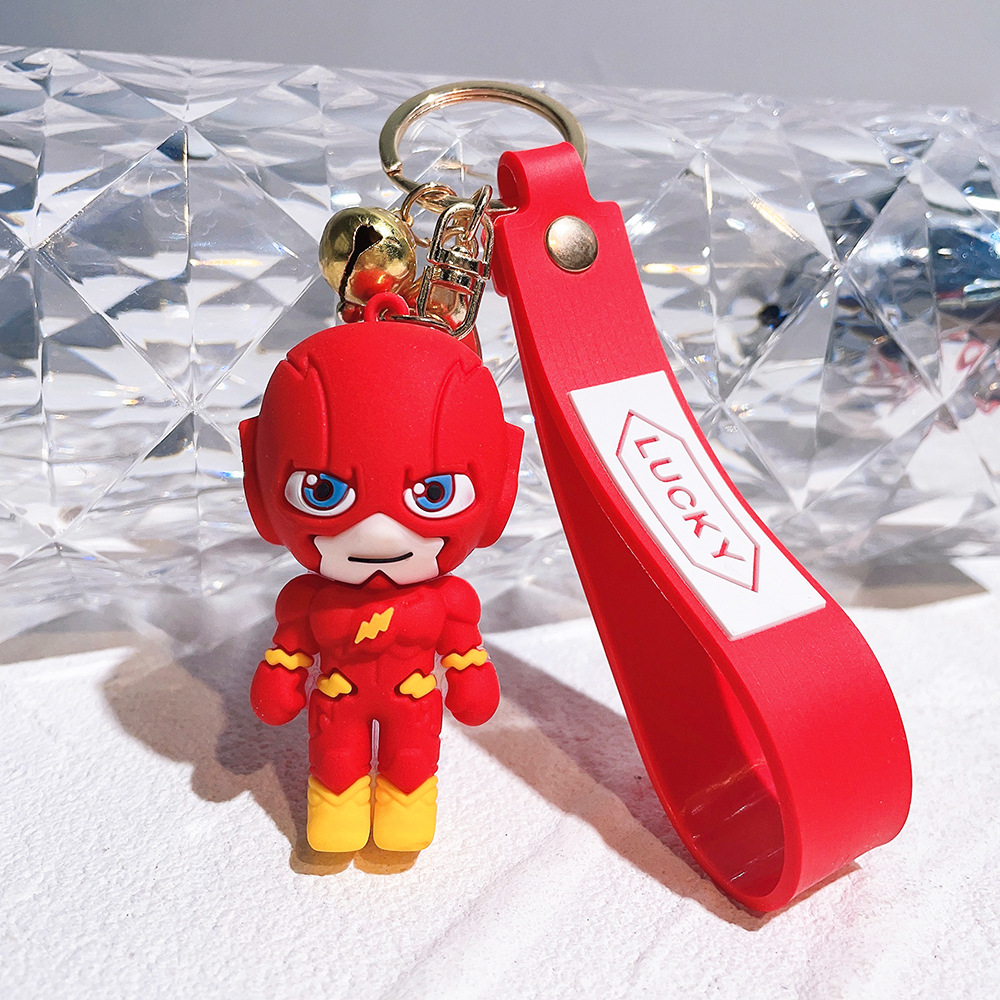 Movie Keychain Superman Batman Wonder Woman Flash Man Keychain Keyring Netby