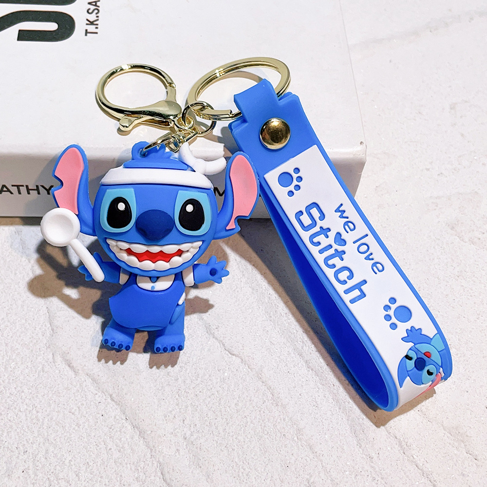 Animation Stitch Keychain Keyring Netby