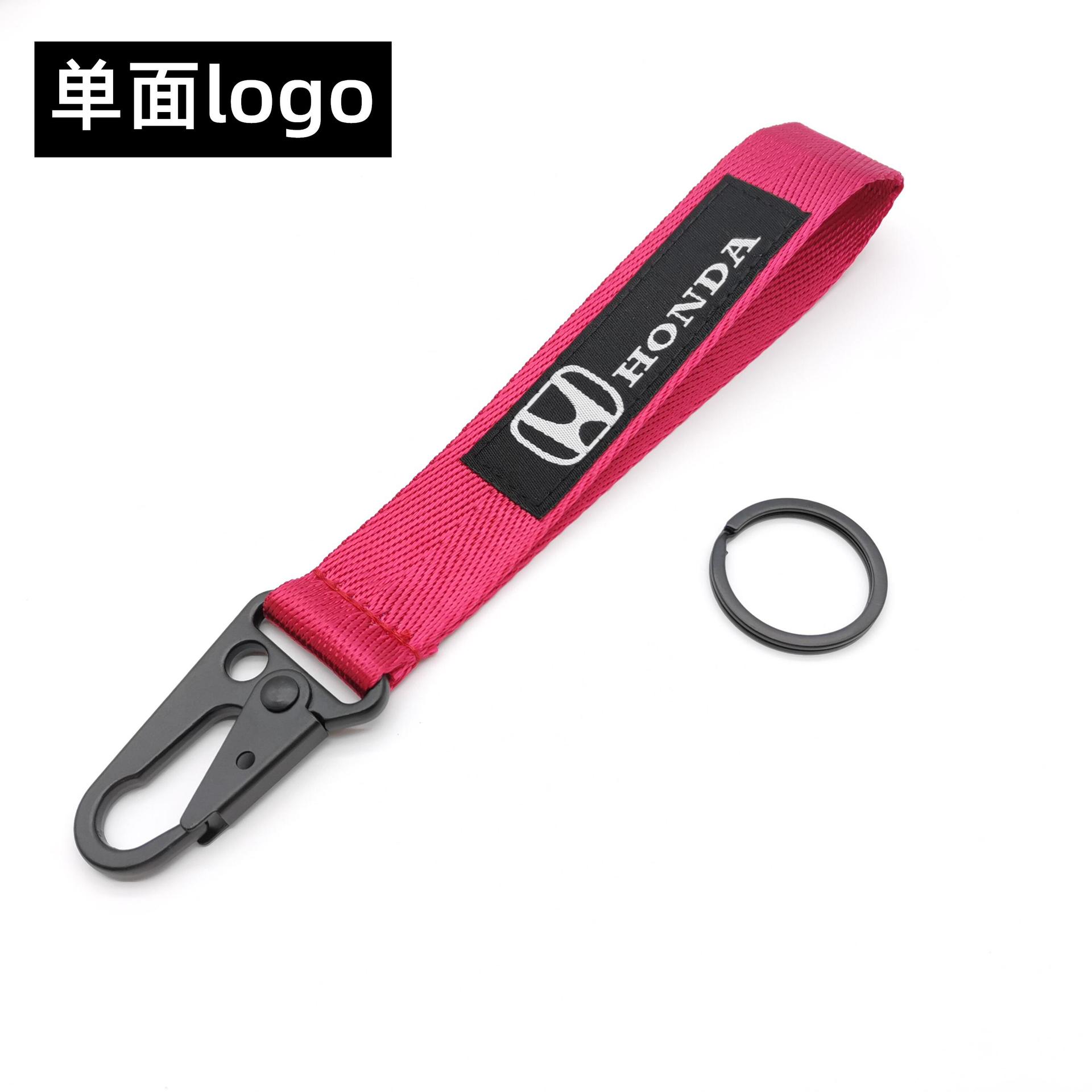 Red Color Eagle Buckle Car Logo Keyring Keychain Keyfob Wrist Strap Netby