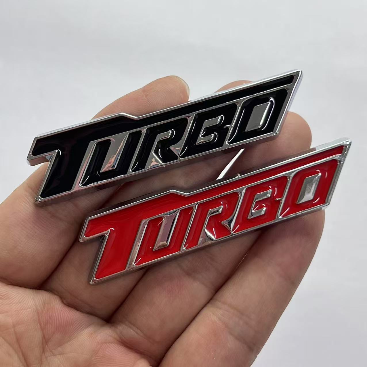 Metal TURBO Car Sticker Netby