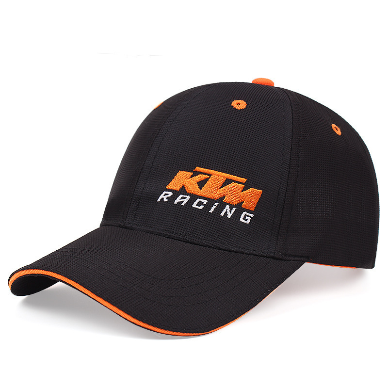 Baseball Hat for Motorbike with KTM Logo Netby Black Orange