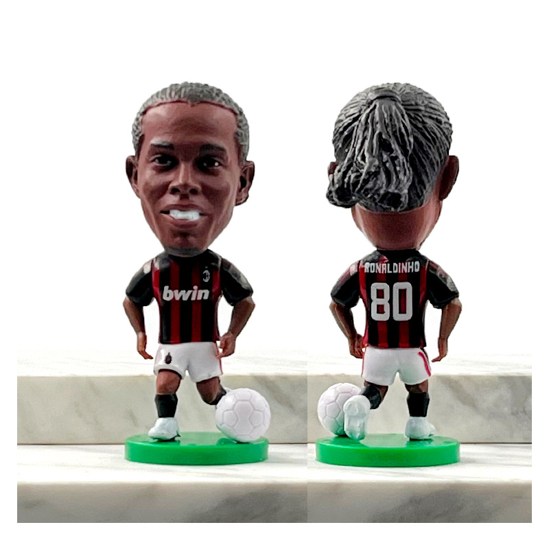 Messi Cristiano Ronaldo Football Star figurines De Bruyne Van Dijk Sterling Mora Neymar Ornament Netby