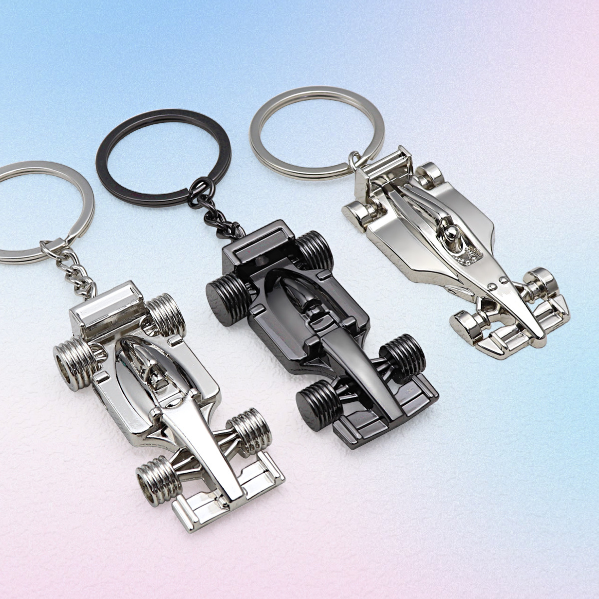 Good Quality Metal F1 Racing Car Model Keychain Keyring Netby