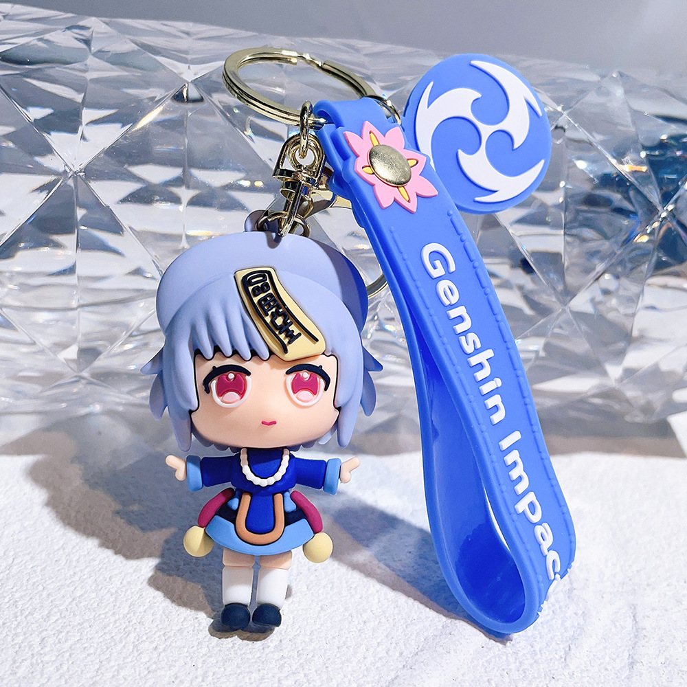 PVC Video Game GENSHIN IMPACT Keychain Keyring Netby