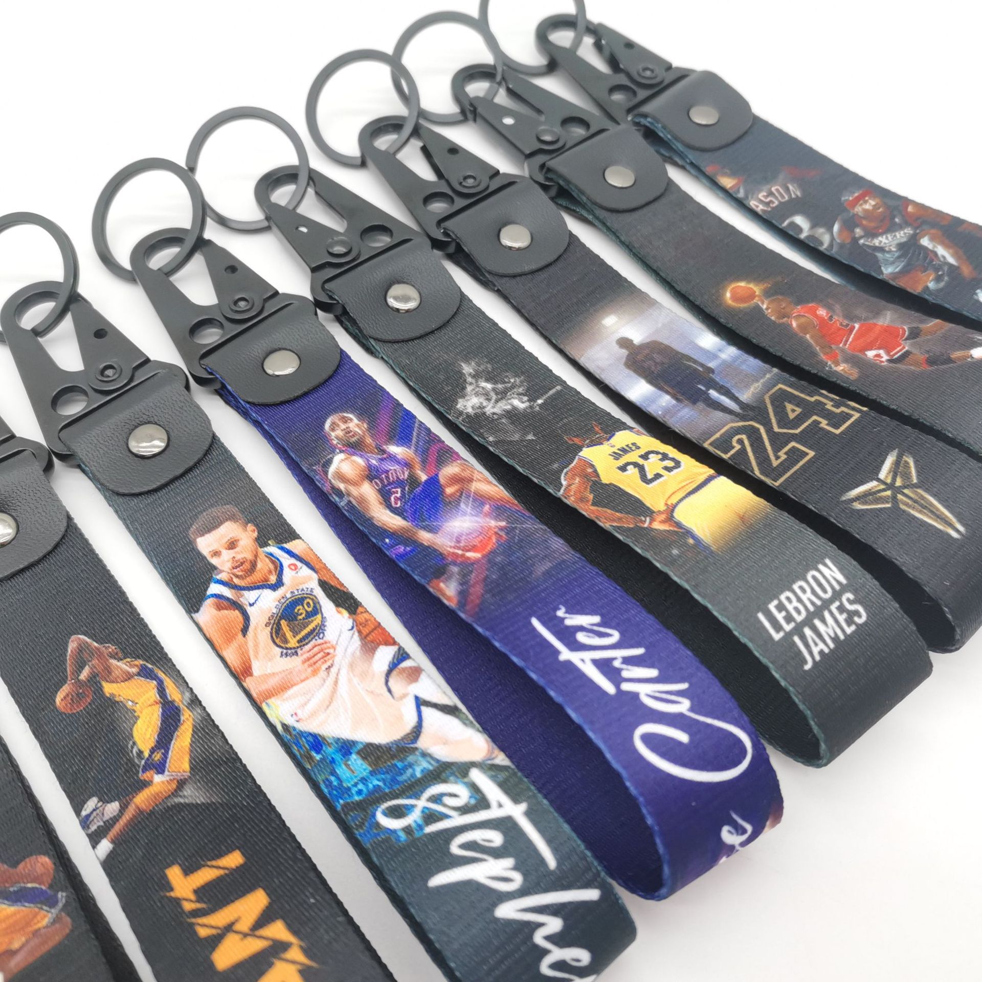 Sport Game NBA Basketball James Kirby Mamba Jordan Keychain Keyring Keyfob Wrist Strap Netby