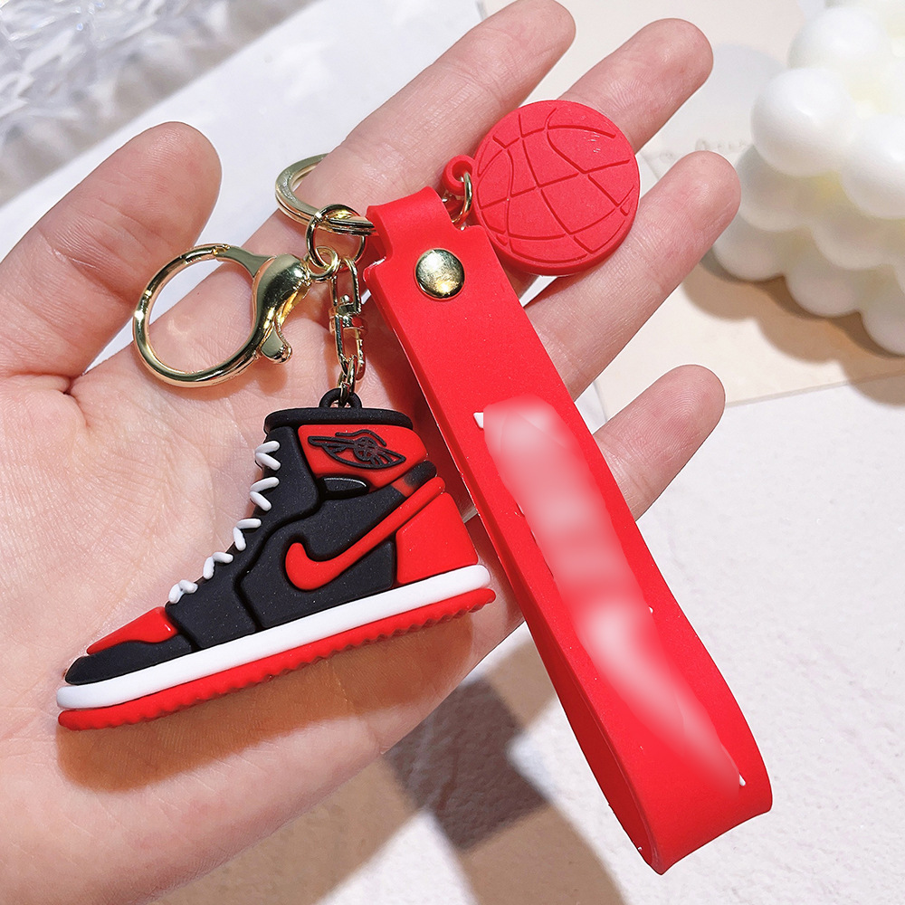 PVC Sports Game Nike AJ Shoe Keychain Keyring Netby