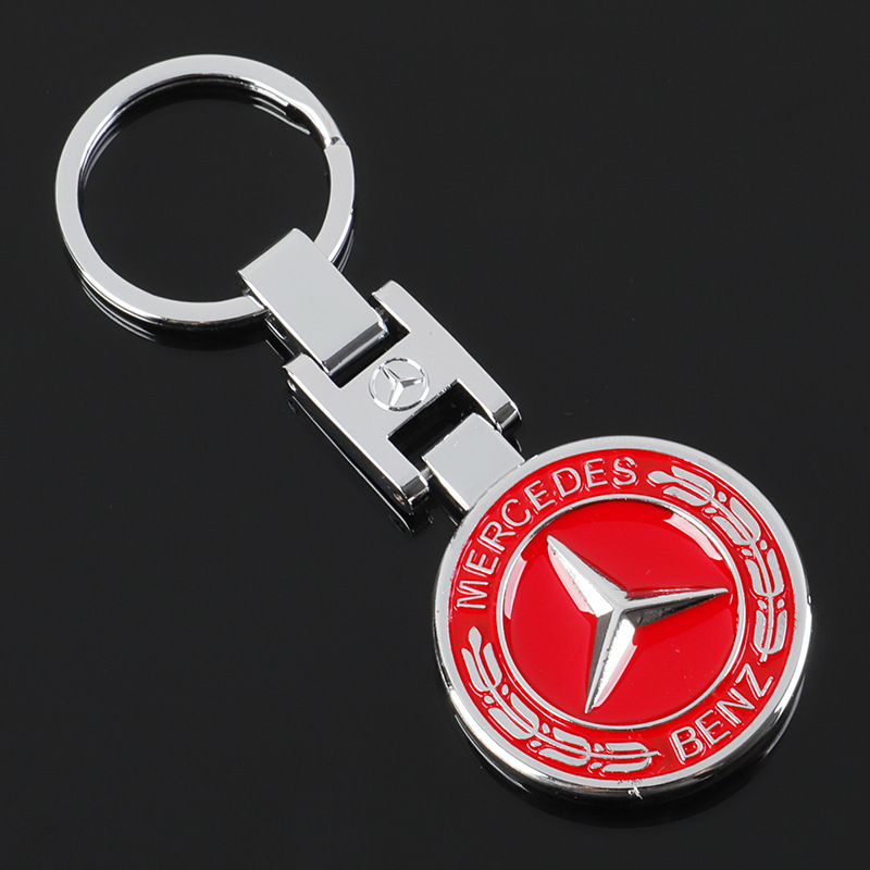 H Buckle Metal Car Logo Keychain Keyring Keyfob for Mercedes Benz Netby
