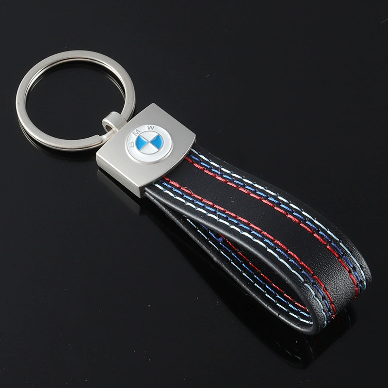 Leather Belt Car Logo Keychain Logo Keyring Keyfob for BMW Netby