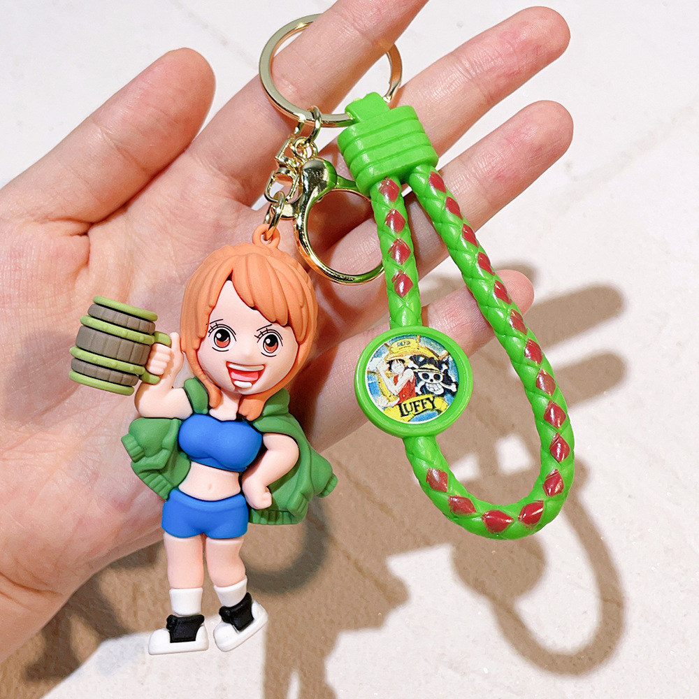 PVC Animation One Piece Keychain Keyring Netby