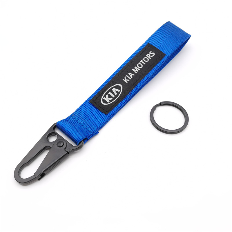 Car Logo Emblem Wrist Strap Keychain Keyring Keyfob for Honda Toyota Nissan Mitsubishi Netby