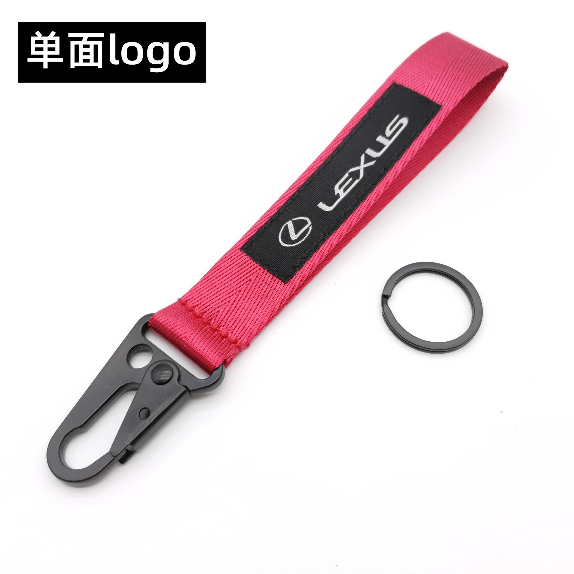 Red Color Eagle Buckle Car Logo Keyring Keychain Keyfob Wrist Strap Netby