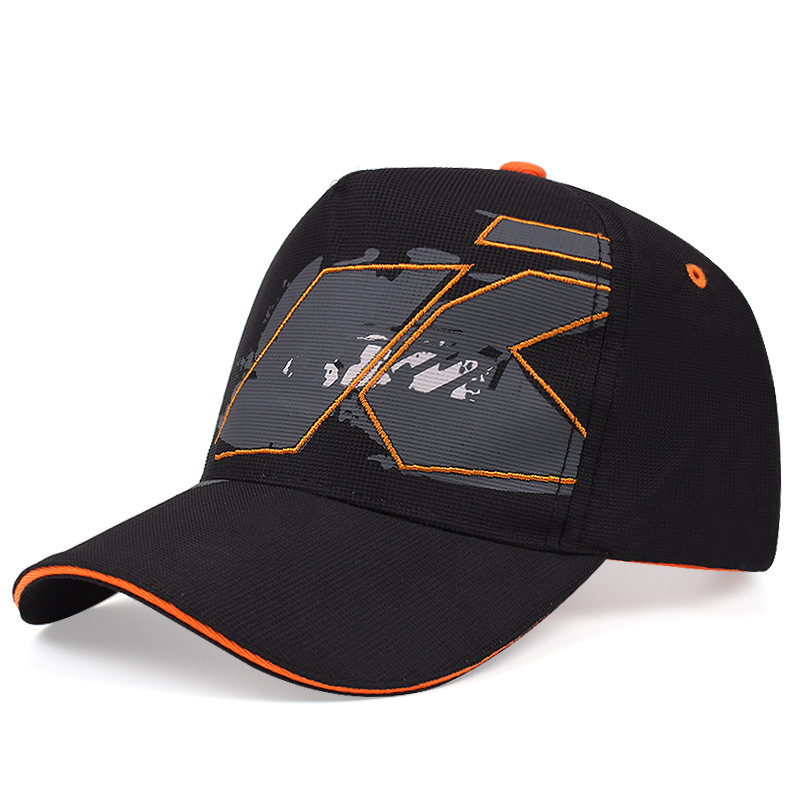 Baseball Hat for Motorbike with KTM Logo Netby Black Orange