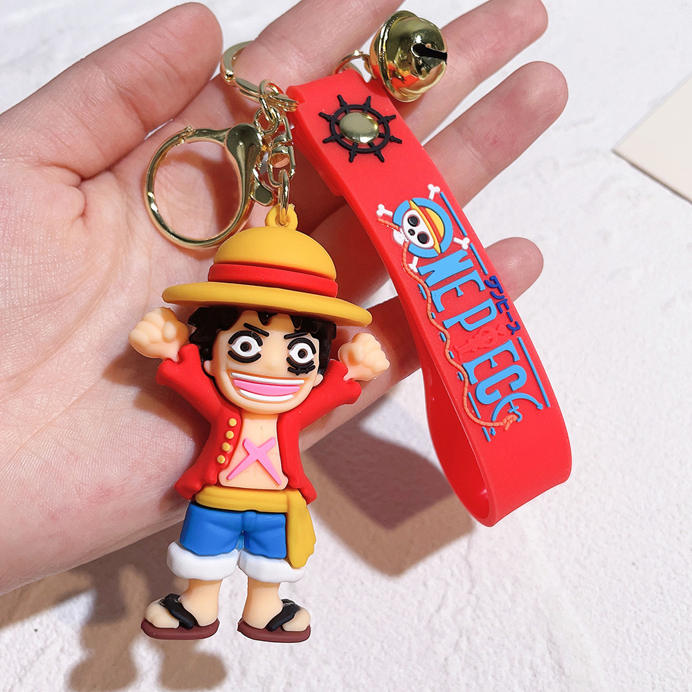 PVC Animation One Piece Keychain Keyring Netby