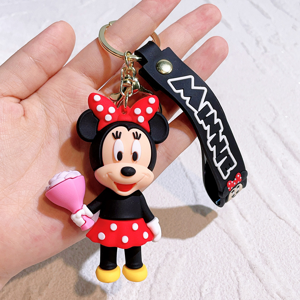 Animation Mickey Mouse Minnie Keychain Keyring Netby