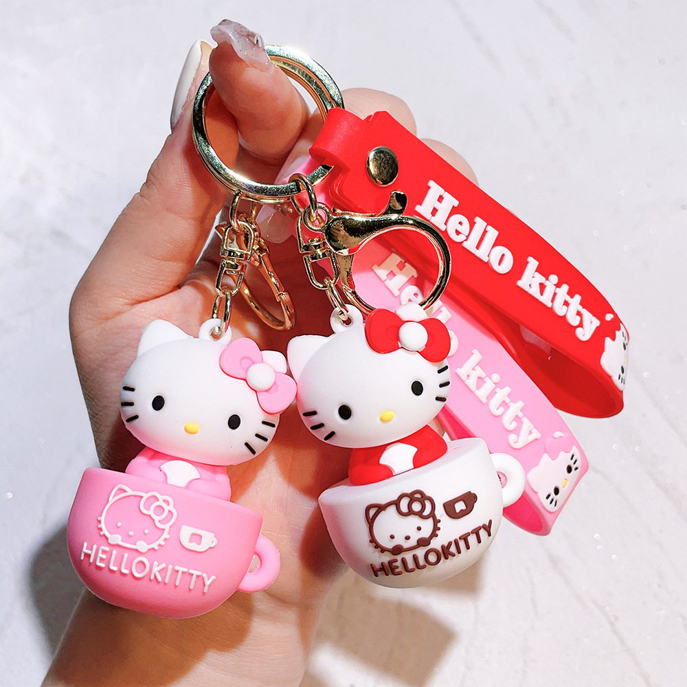 Animation HELLO KITTY Keychain Keyring Netby